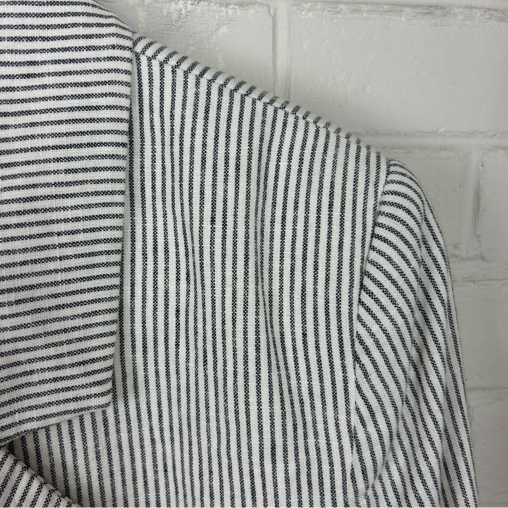 NWT Old Navy Striped Linen Blend Blazer Size S - Picture 5 of 10